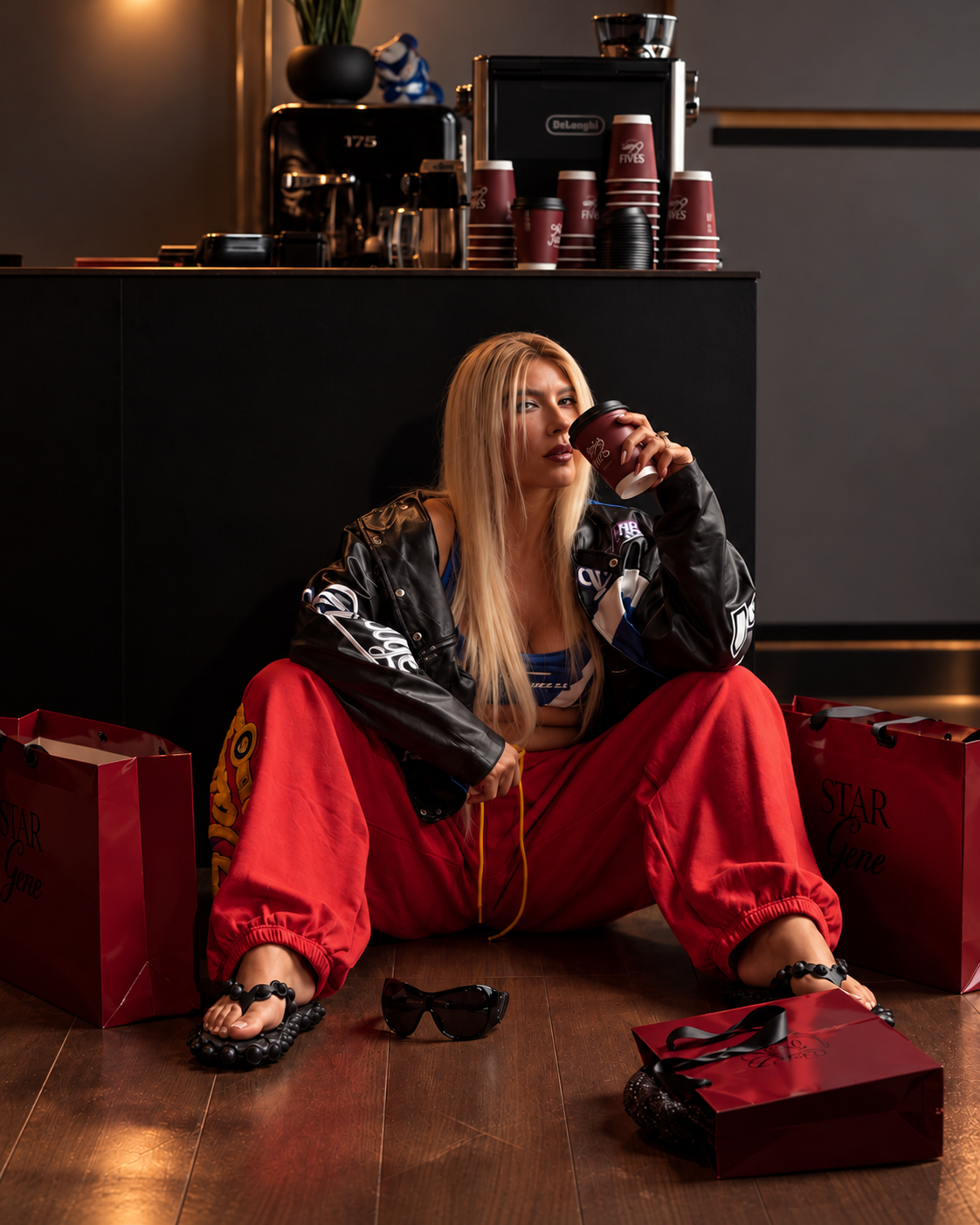 Hande Yener showcasing her distinctive fashion and personal style